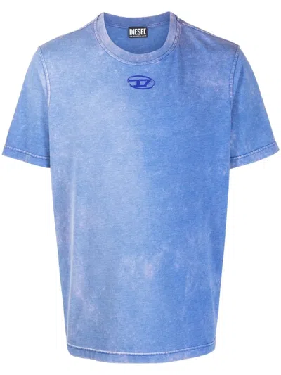 Diesel Tie-dye T-shirt In Blau
