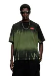 Diesel Mens 5dra T-boxt-r3 Crewneck Cotton-jersey T-shirt Xs In Green