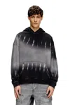 Diesel S-boxt-hood-r2 Hoodie In Grey