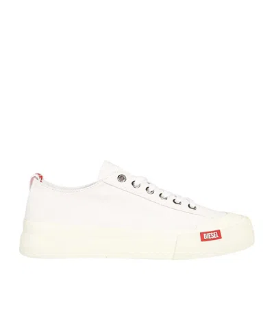 Diesel Tie Low-top Casual Shoes In White