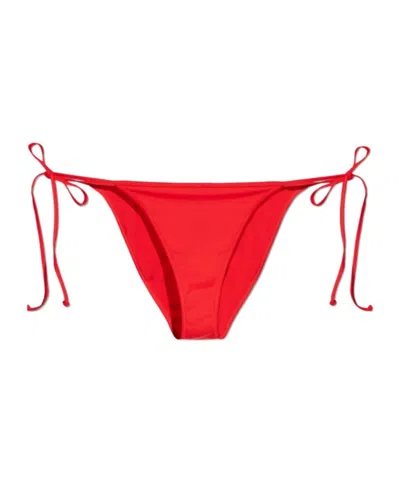 Diesel Tie Taylor-d-core Bikini Bottoms In Red