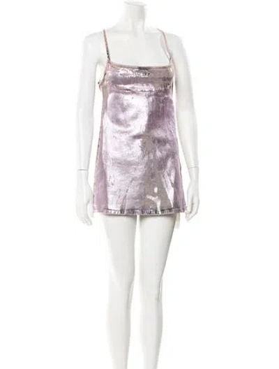 Pre-owned Diesel Tie-dye Print Mini Dress W/ Tags In Multi