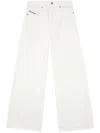 Diesel Tief Sitzende Wide-leg-jeans In White