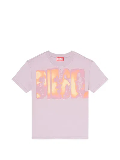 Diesel T-ila-aa3 T-shirt In Purple