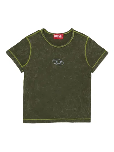 Diesel Kids' Tippy T-shirt In Green