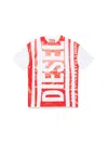 Diesel T-shirt With Interrupted Logo In White