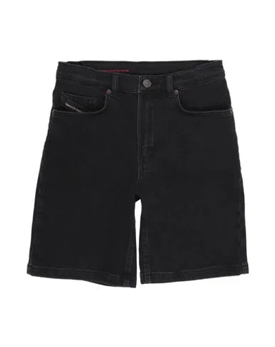 Diesel Babies'  Toddler Boy Denim Shorts Black Size 6 Cotton, Elastane