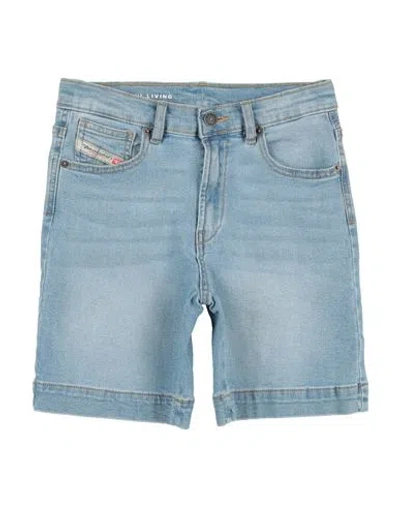 Diesel Babies'  Toddler Boy Denim Shorts Blue Size 4 Cotton, Elastane