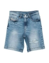 Diesel Toddler Boy Denim Shorts Blue Size 4 Cotton, Elastane In Blue