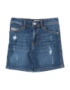 DIESEL DIESEL TODDLER BOY DENIM SHORTS BLUE SIZE 6 COTTON, ELASTANE, BOVINE LEATHER