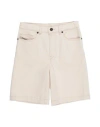 Diesel Toddler Boy Denim Shorts Ivory Size 6 Cotton, Elastane In White