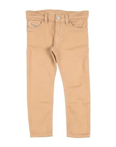 Diesel Babies'  Toddler Boy Jeans Sand Size 6 Cotton, Elastane In Brown