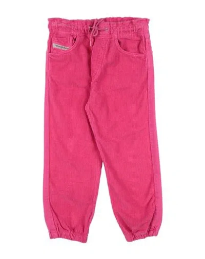Diesel Babies'  Toddler Boy Pants Fuchsia Size 4 Cotton In Pink
