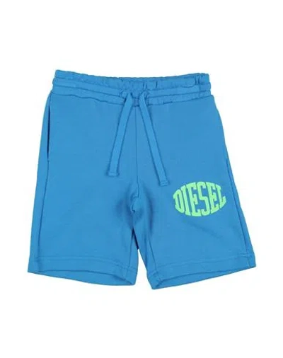 Diesel Babies'  Toddler Boy Shorts & Bermuda Shorts Azure Size 6 Cotton In Blue