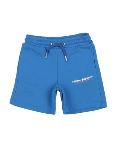 Diesel Toddler Boy Shorts & Bermuda Shorts Blue Size 6 Cotton In Blue