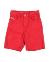 Diesel Babies'  Toddler Boy Shorts & Bermuda Shorts Red Size 6 Cotton, Elastane