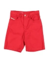 Diesel Toddler Boy Shorts & Bermuda Shorts Red Size 6 Cotton, Elastane In Red