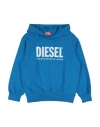 Diesel Babies'  Toddler Boy Sweatshirt Azure Size 4 Cotton, Elastane In Blue