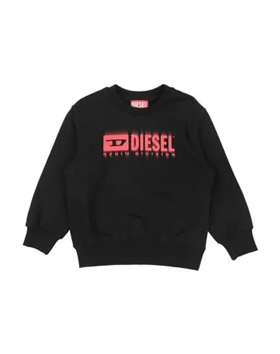Diesel Babies'  Toddler Boy Sweatshirt Black Size 6 Cotton