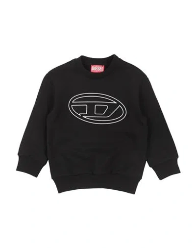 Diesel Babies'  Toddler Boy Sweatshirt Black Size 6 Cotton