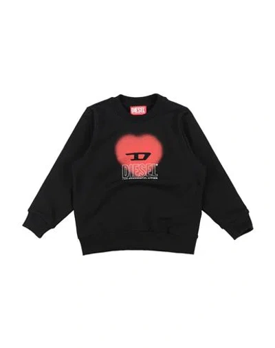 Diesel Babies'  Toddler Boy Sweatshirt Black Size 6 Cotton