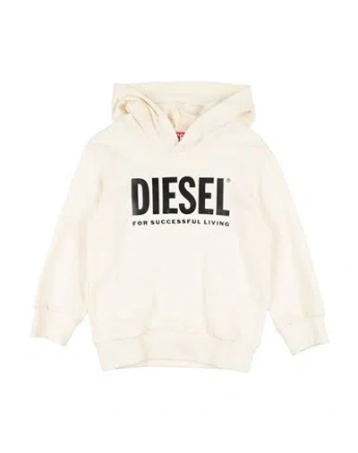 Diesel Babies'  Toddler Boy Sweatshirt Cream Size 6 Cotton, Elastane In White