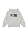 Diesel Babies'  Toddler Boy Sweatshirt Grey Size 6 Cotton, Elastane