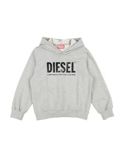 Diesel Babies'  Toddler Boy Sweatshirt Grey Size 6 Cotton, Elastane