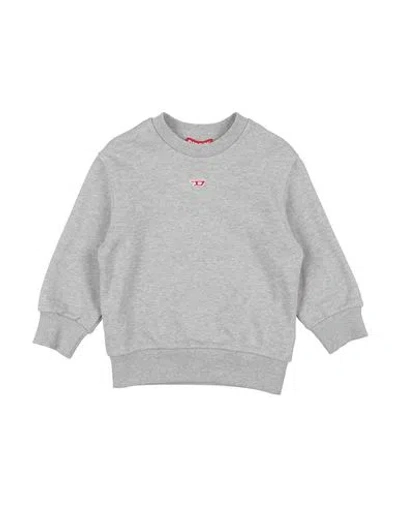 Diesel Babies'  Toddler Boy Sweatshirt Grey Size 6 Cotton, Elastane