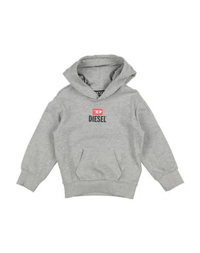 Diesel Babies'  Toddler Boy Sweatshirt Grey Size 6 Cotton, Polyester, Elastane In Gray
