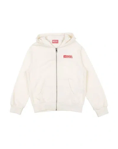 Diesel Babies'  Toddler Boy Sweatshirt Ivory Size 6 Cotton In Gray