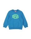 Diesel Toddler Boy Sweatshirt Light Blue Size 6 Cotton, Elastane In Blue