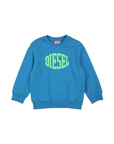 Diesel Babies'  Toddler Boy Sweatshirt Light Blue Size 6 Cotton, Elastane