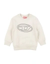 Diesel Toddler Boy Sweatshirt Light Grey Size 6 Cotton In White