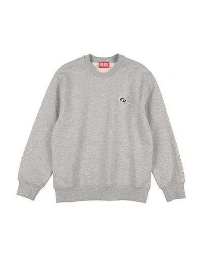 Diesel Babies'  Toddler Boy Sweatshirt Light Grey Size 6 Cotton, Elastane