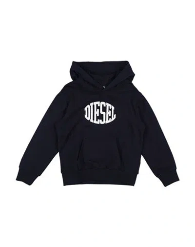 Diesel Babies'  Toddler Boy Sweatshirt Midnight Blue Size 6 Cotton, Polyester, Elastane