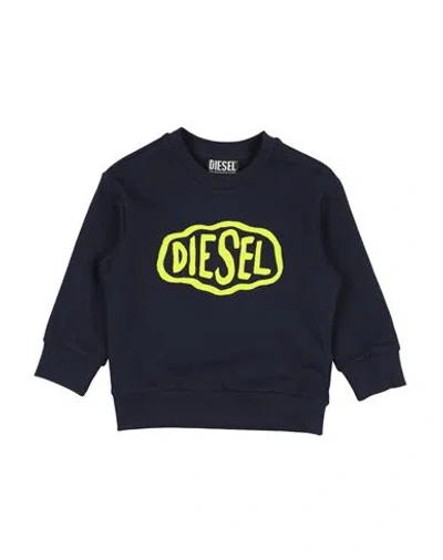 Diesel Babies'  Toddler Boy Sweatshirt Navy Size 6 Cotton, Elastane In Blue