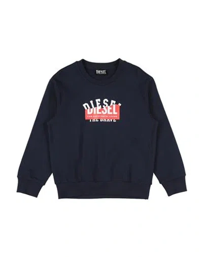 Diesel Babies'  Toddler Boy Sweatshirt Navy Size 6 Cotton, Polyester, Elastane In Blue
