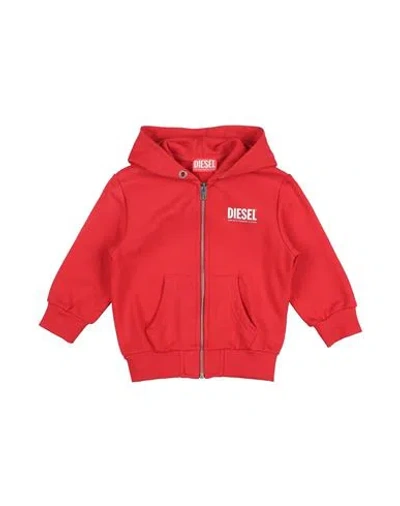 Diesel Toddler Boy Sweatshirt Red Size 6 Cotton, Elastane In Red