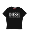 Diesel Babies'  Toddler Boy T-shirt Black Size 6 Cotton