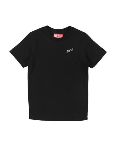 Diesel Babies'  Toddler Boy T-shirt Black Size 6 Cotton