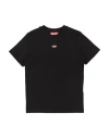 Diesel Toddler Boy T-shirt Black Size 6 Cotton In Black