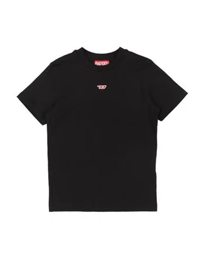 Diesel Babies'  Toddler Boy T-shirt Black Size 6 Cotton