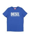 Diesel Babies'  Toddler Boy T-shirt Blue Size 6 Cotton