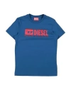 Diesel Babies'  Toddler Boy T-shirt Blue Size 6 Cotton