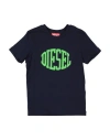 Diesel Toddler Boy T-shirt Navy Size 6 Cotton
