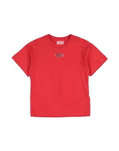 Diesel Babies'  Toddler Boy T-shirt Red Size 6 Cotton