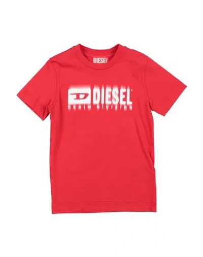 Diesel Babies'  Toddler Boy T-shirt Red Size 6 Cotton