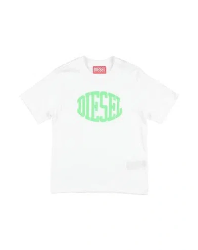 Diesel Babies'  Toddler Boy T-shirt White Size 6 Cotton
