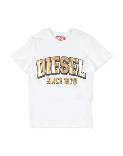 Diesel Babies'  Toddler Boy T-shirt White Size 6 Cotton
